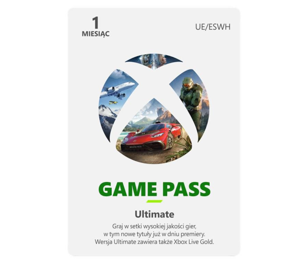 Microsoft Xbox Game Pass Ultimate 1 Miesiąc - 1378986 - zdjęcie